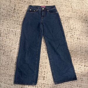 Raelynn Edikted Blue Washed Low Rise Jeans